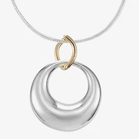 Liz Claiborne Womens 17 Inch Pendant Necklace