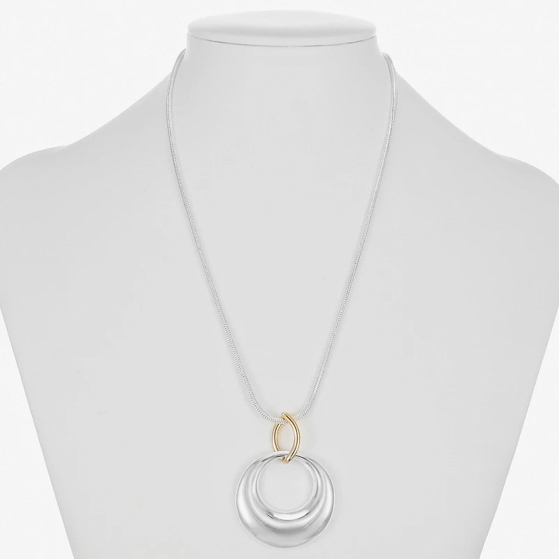 Liz Claiborne Womens 17 Inch Pendant Necklace