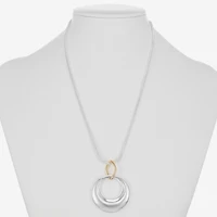 Liz Claiborne Womens 17 Inch Pendant Necklace