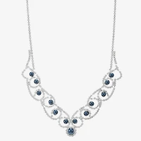 Monet Jewelry Womens Stainless Steel 17 Inch Collar Necklace