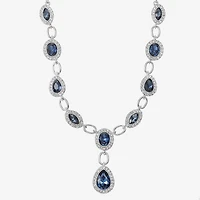 Monet Jewelry Womens Red Glass 17 Inch Y Necklace