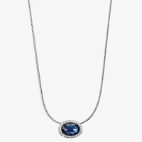 Monet Jewelry Womens Red Glass Oval 17 Inch Pendant Necklace