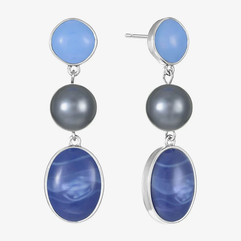 Liz Claiborne Womens Hypoallergenic Drop Earrings