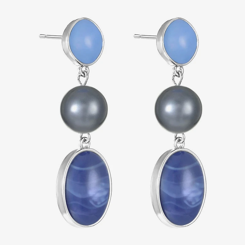 Liz Claiborne Womens Hypoallergenic Drop Earrings