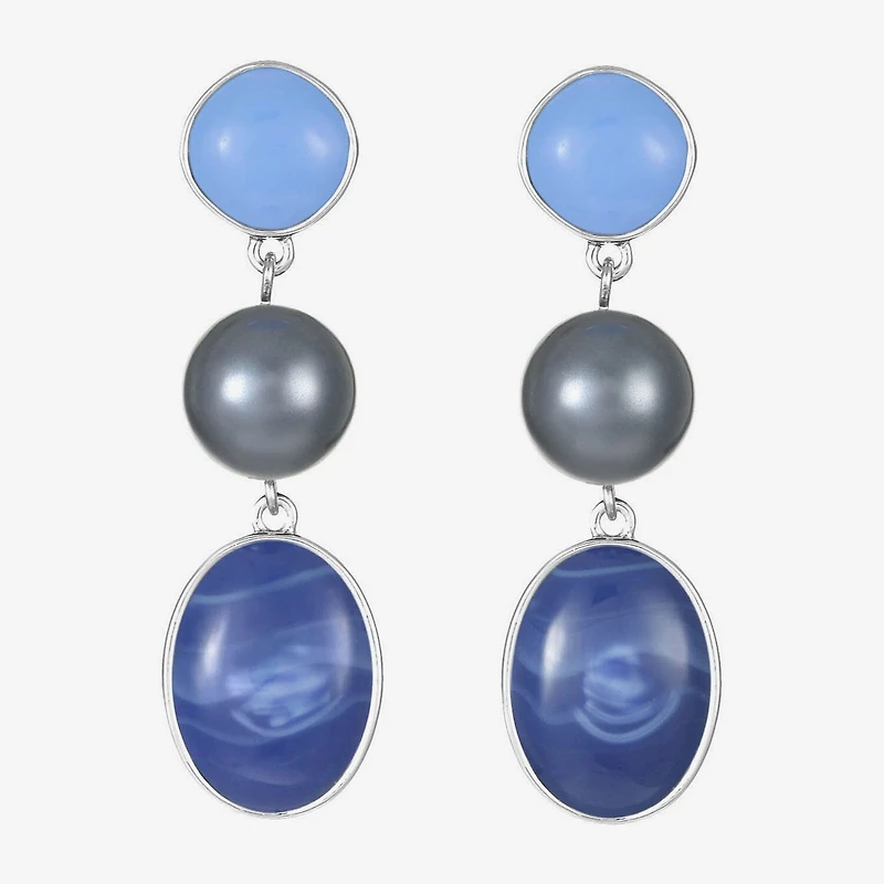 Liz Claiborne Womens Hypoallergenic Drop Earrings