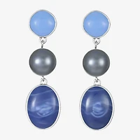 Liz Claiborne Womens Hypoallergenic Drop Earrings