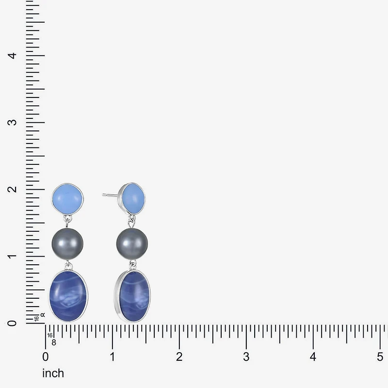 Liz Claiborne Womens Hypoallergenic Drop Earrings