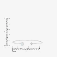 Limited Quantities! Womens White Opal Sterling Silver Cuff Bracelet