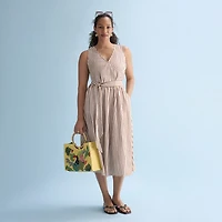 a.n.a Womens Beaded Flip-Flops