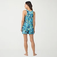 Cuddl Duds Womens Sleeveless 2-pc. Pajama Set
