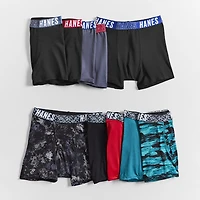 Hanes Moves Little & Big Kid Boys 5 Pack Boxer Briefs Bux88f