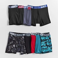 Hanes Moves Little & Big Kid Boys 5 Pack Boxer Briefs Bux92b