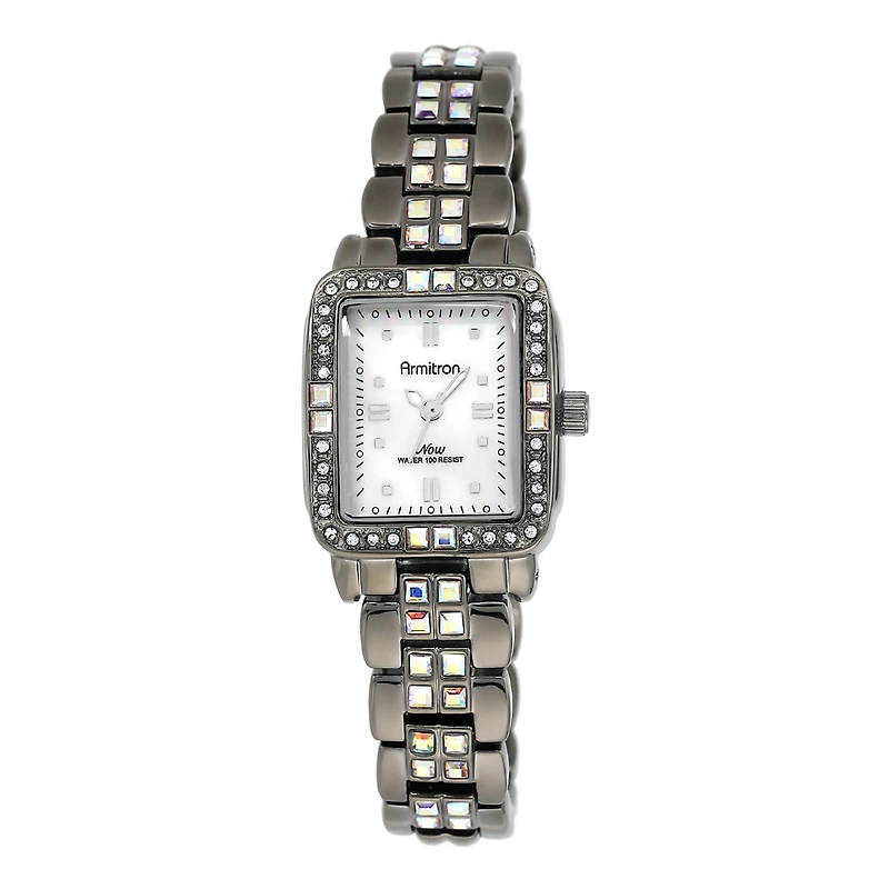 Armitron® Now® Womens Gray Square Dial Watch