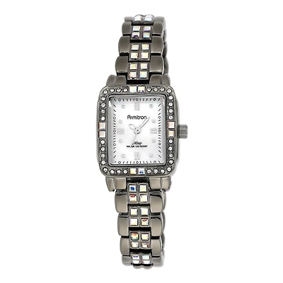 Armitron® Now® Womens Gray Square Dial Watch