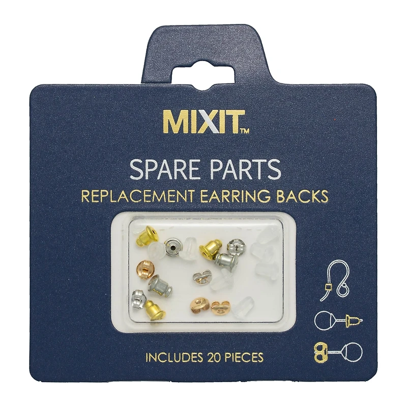 Mixit Hypoallergenic Earring Backs