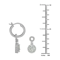 DiamonArt® 5 CT. T.W. White Cubic Zirconia Sterling Silver Earring Set