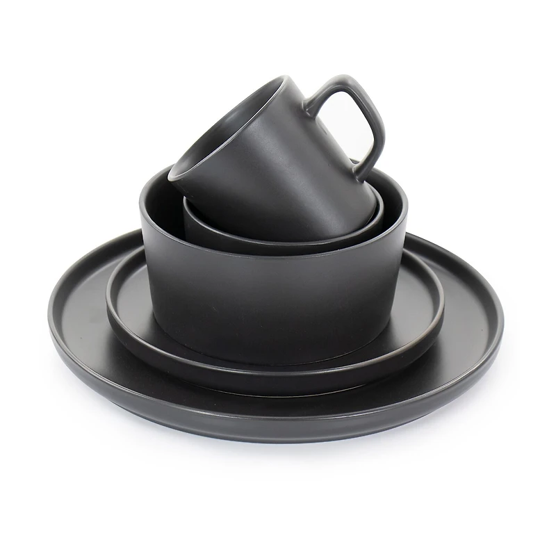Elama Luxmatte 20-pc. Stoneware Dinnerware Set
