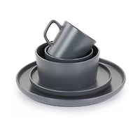 Elama Luxmatte 20-pc. Stoneware Dinnerware Set