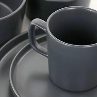 Elama Luxmatte 20-pc. Stoneware Dinnerware Set