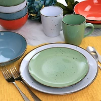 Elama Evelyn 20-pc. Stoneware Dinnerware Set