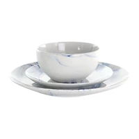 Elama Fine Marble 16-pc. Stoneware Dinnerware Set