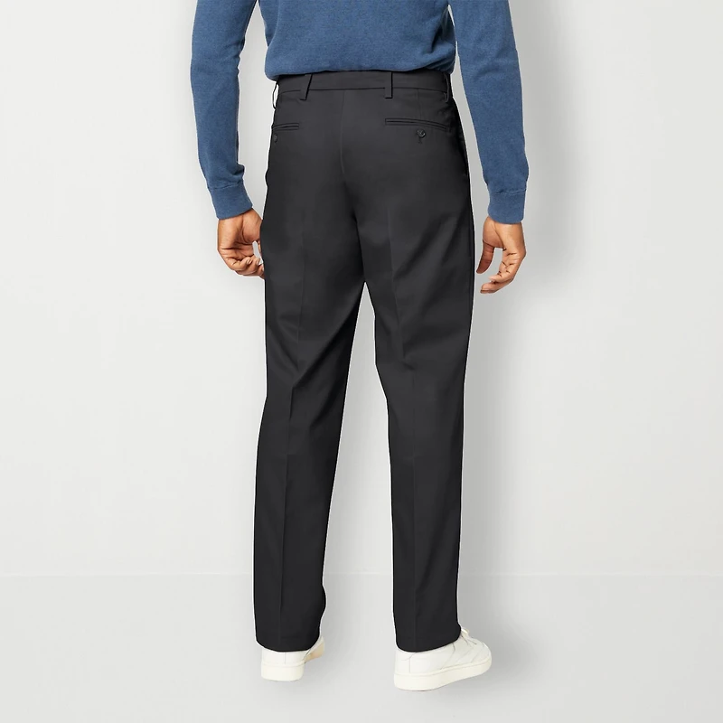 Dockers Signature Iron Free With Stain Defender Mens Comfort Waistband Relaxed Fit Flat Front Pant