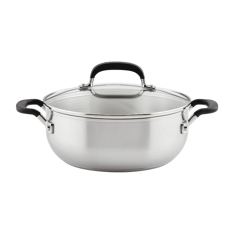 KitchenAid Stainless Steel 4-qt. Dutch Oven