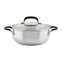 KitchenAid Stainless Steel 4-qt. Dutch Oven