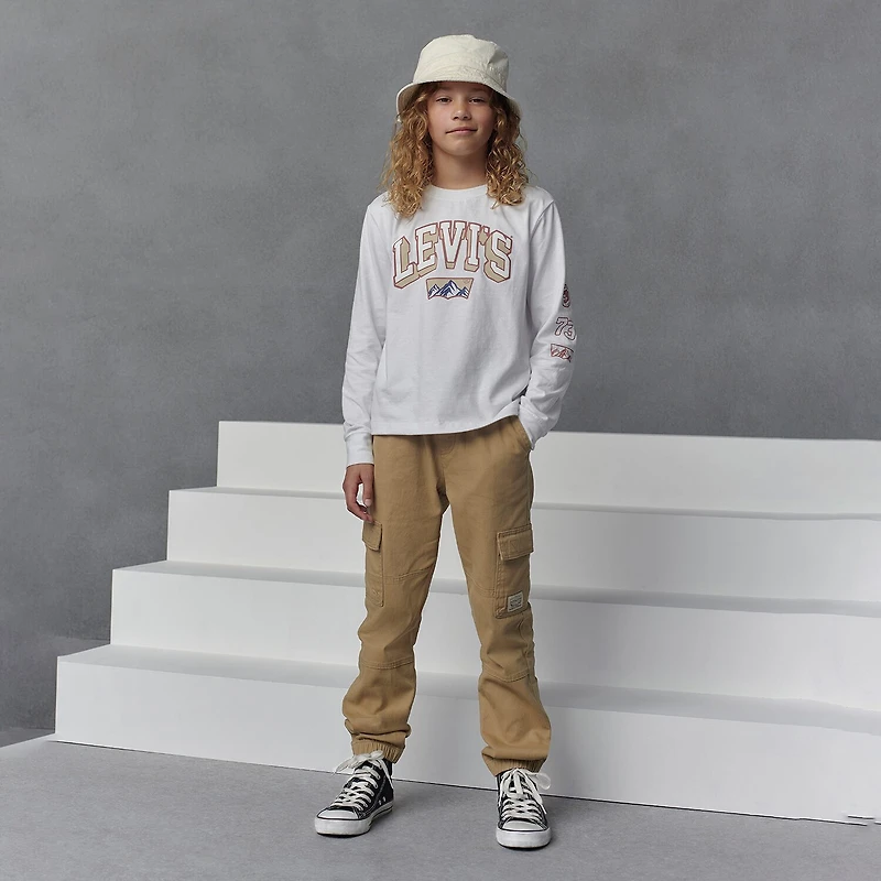 Levi's® Big Kid Boys Adjustable Waist Drawstring Cuffed Cargo Pant