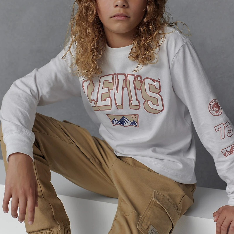 Levi's® Big Kid Boys Adjustable Waist Drawstring Cuffed Cargo Pant