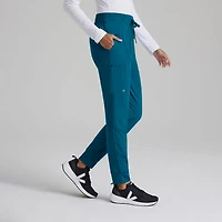 Barco One Bop513 Boost 3-Pocket Mid-Rise Jogger Womens Plus Tall Scrub Pant