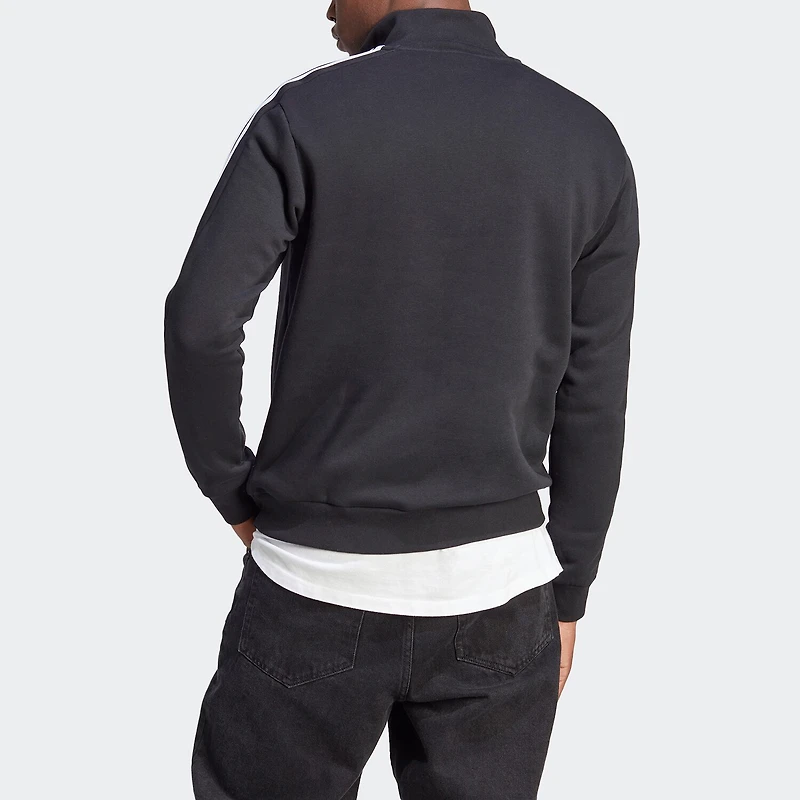 adidas Mens Mock Neck Long Sleeve Active Quarter-Zip Pullover