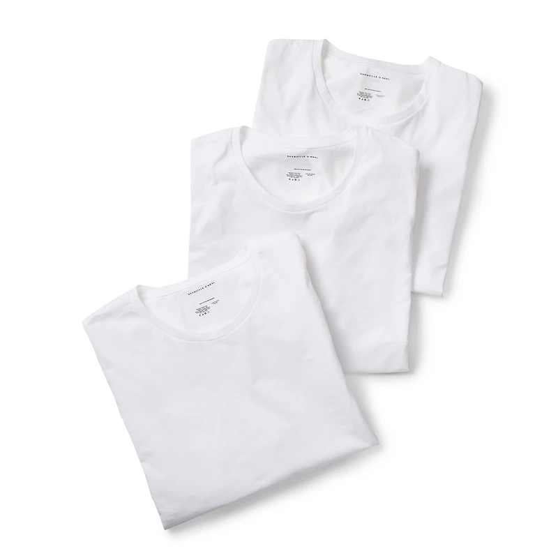 Shaquille O'Neal XLG™ Activated Cooling Mens 3 Pack Short Sleeve Crew Neck T-Shirt Big and Tall