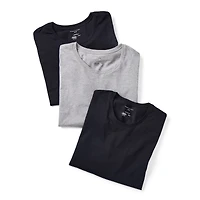 Shaquille O'Neal XLG™ Activated Cooling Mens 3 Pack Short Sleeve Crew Neck T-Shirt Big