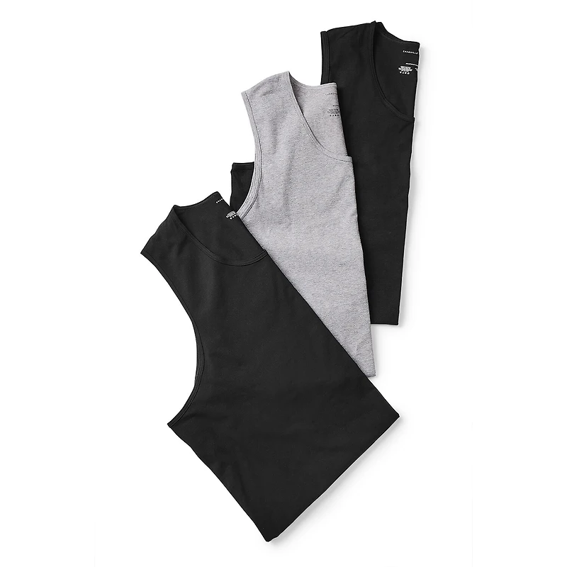 Shaquille O'Neal XLG™ Activated Cooling Mens Crew Neck Sleeveless 3 Pack Tall Tank