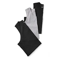 Shaquille O'Neal XLG™ Activated Cooling Mens Crew Neck Sleeveless 3 Pack Tall Tank