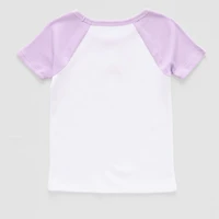 Okie Dokie Toddler & Little Girls Crew Neck Short Sleeve Regular Fit Graphic T-Shirt
