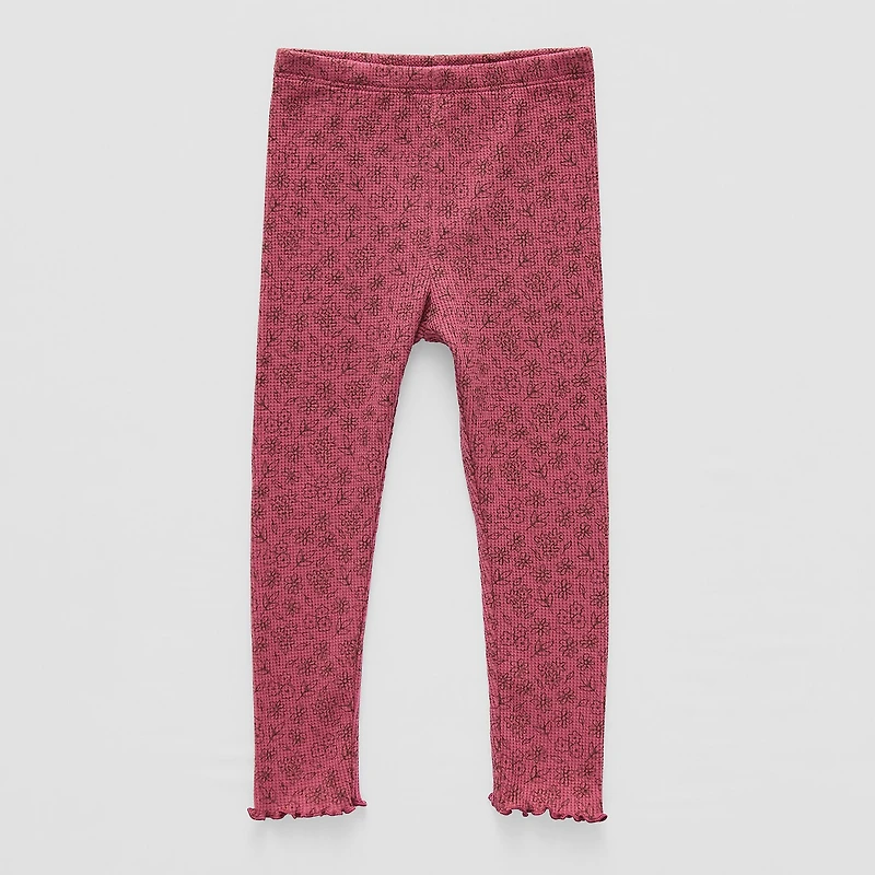 Okie Dokie Toddler & Little Girls Knit Skinny Full Length Leggings