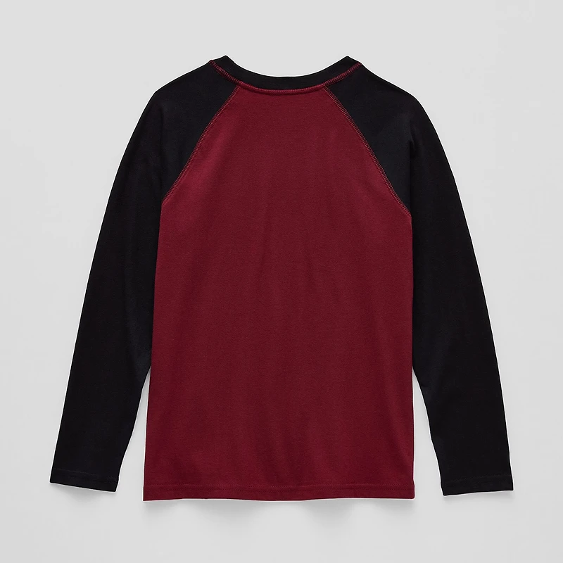 Thereabouts Little & Big Kid Boys Crew Neck Long Sleeve T-Shirt