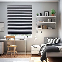 Eco Estates Fabric Cordless Blackout Pleated Shade