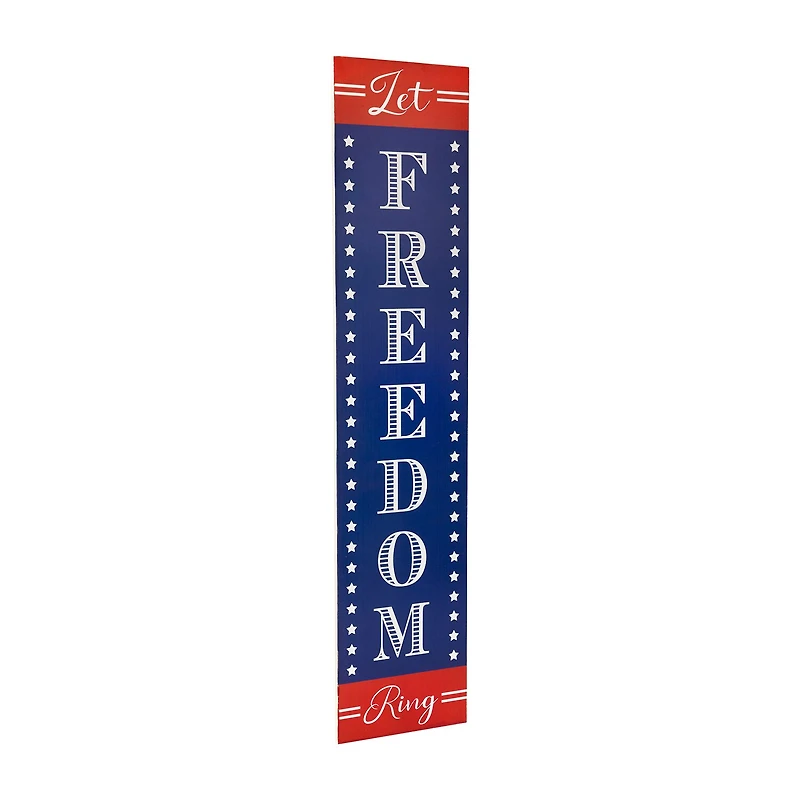 Northlight Let Freedom Ring Porch Sign