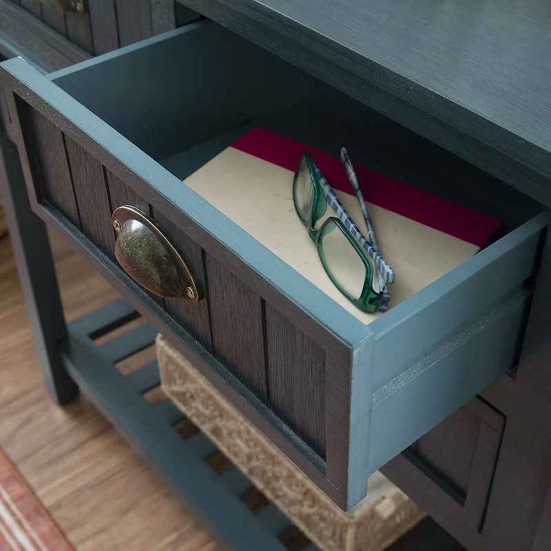 Linon Morgate Storage Accent Cabinet