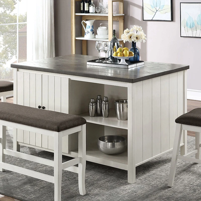Furniture of America™ Lunardi Rectangular Wood-Top Dining Table