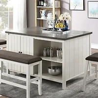 Furniture of America™ Lunardi Rectangular Wood-Top Dining Table