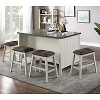 Furniture of America™ Lunardi -pc. Counter Height Rectangular Dining Set