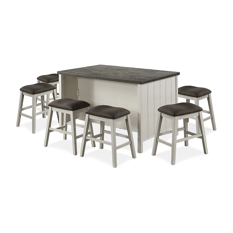 Furniture of America™ Lunardi 7-pc. Counter Height Rectangular Dining Set
