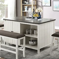 Furniture of America™ Lunardi 7-pc. Counter Height Rectangular Dining Set