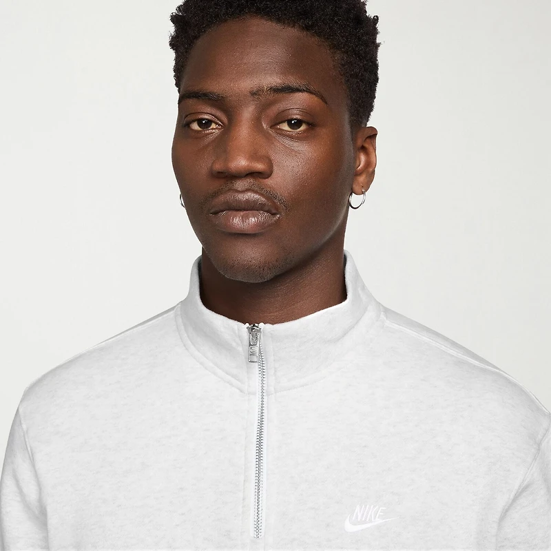 Nike Fleece Mens Mock Neck Long Sleeve Sweatshirt