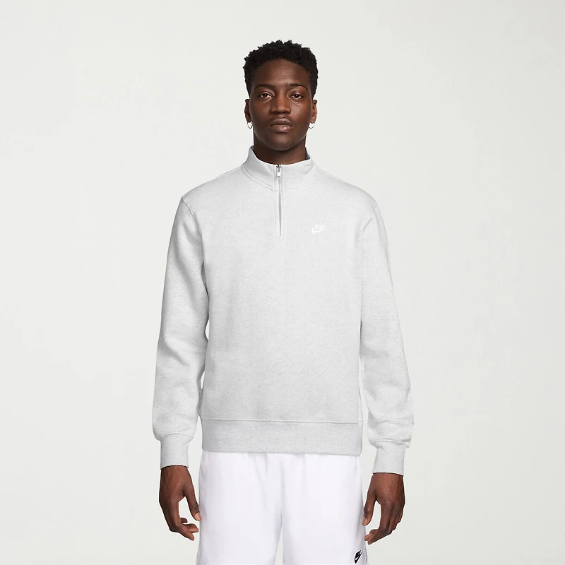 Nike Fleece Mens Mock Neck Long Sleeve Sweatshirt