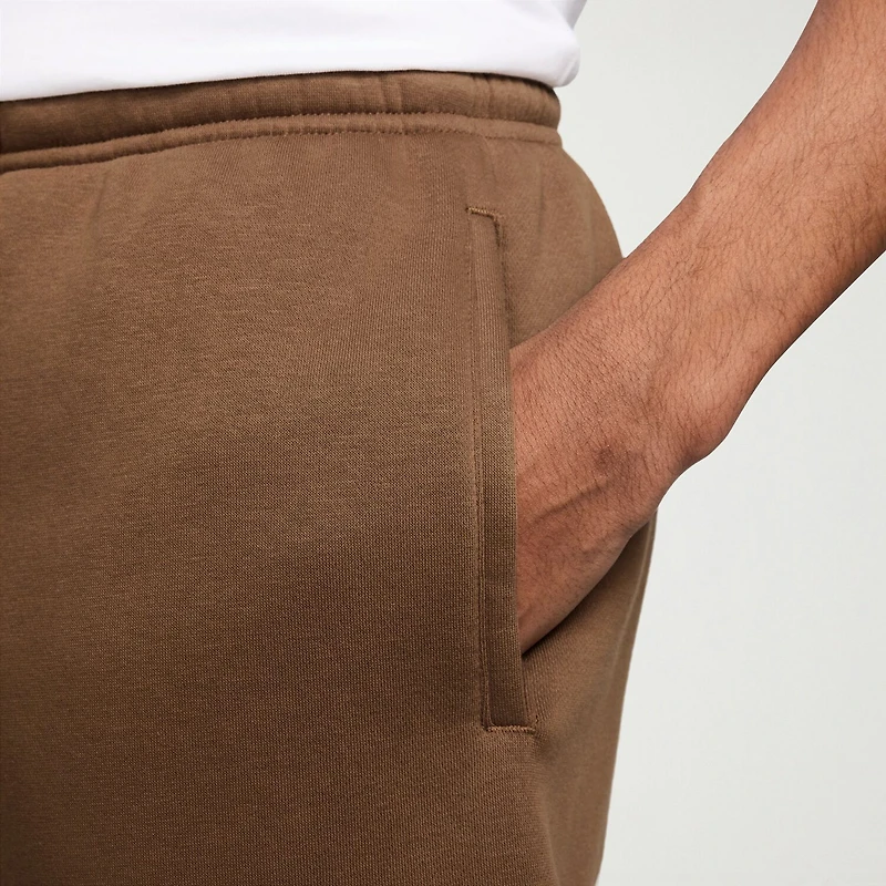 Nike Fleece Mens 11" Mid Rise Big and Tall Workout Shorts